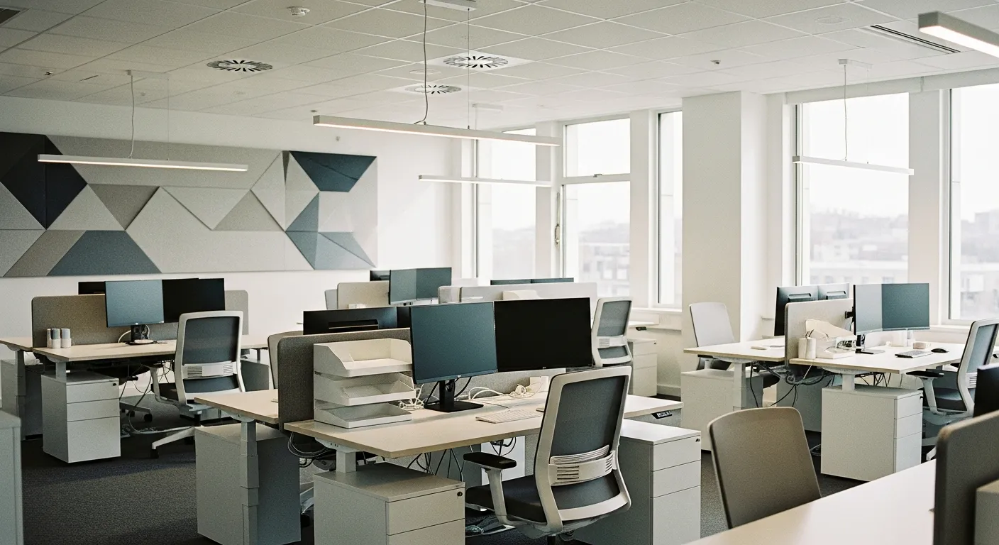 Office LED Lighting Installation