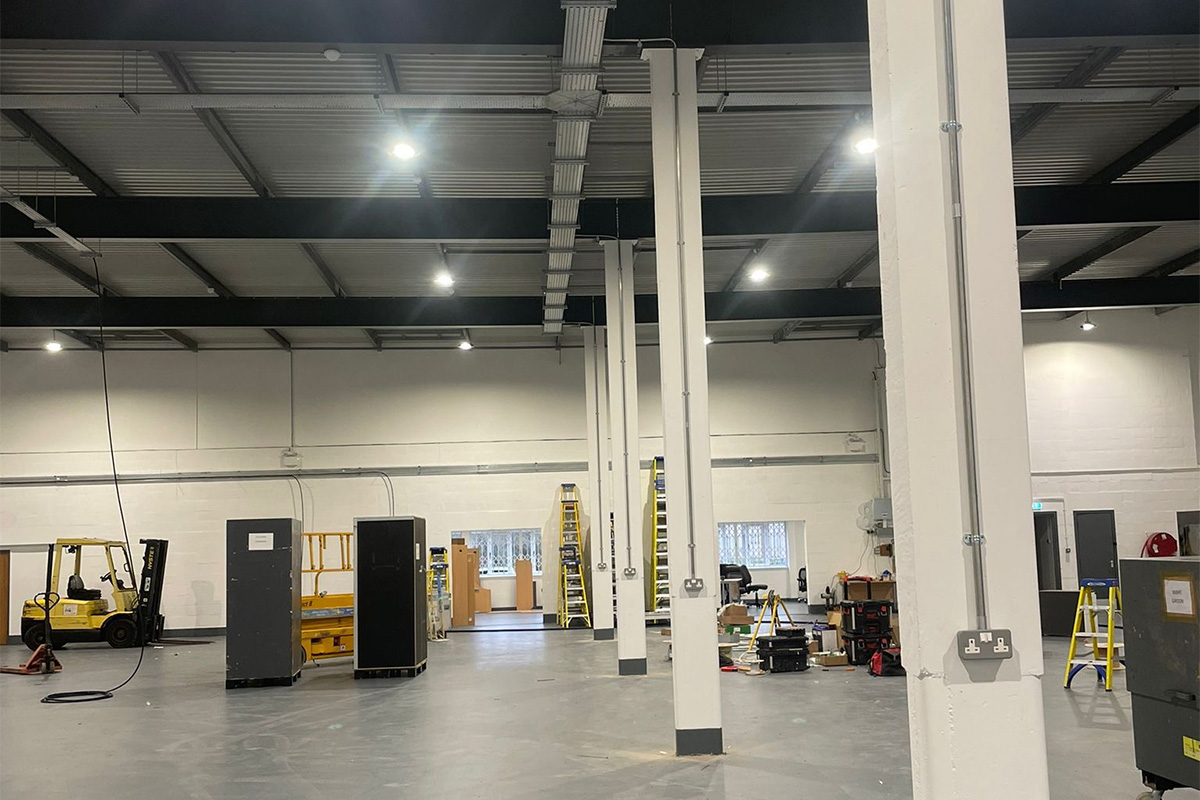 Commercial electrical installation completed by TEC electrical contractors in Birmingham